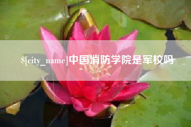 新沂中国消防学院是军校吗