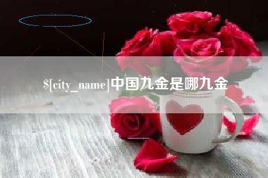 新沂中国九金是哪九金