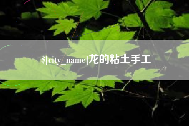 新沂龙的粘土手工