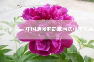 新沂中国地图的简单画法小学生版