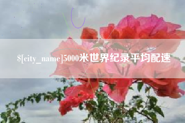 新沂5000米世界纪录平均配速