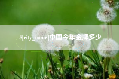 新沂中国今年金牌多少