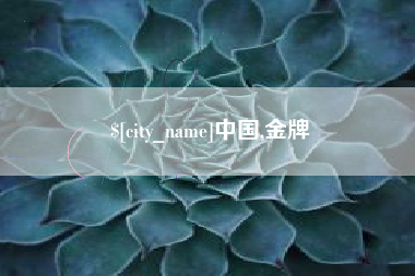 新沂中国,金牌