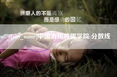 新沂中国消防救援学院 分数线