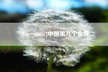 新沂中国第九个金牌