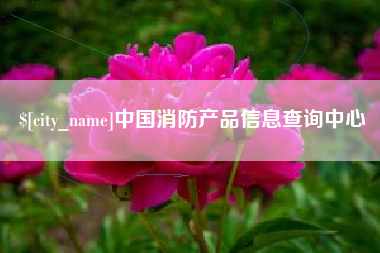 新沂中国消防产品信息查询中心
