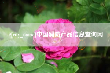 新沂中国消防产品信息查询网