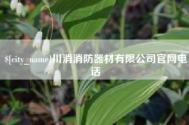 新沂川消消防器材有限公司官网电话