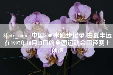 新沂中国5000米跑步记录-由夏丰远在1997年10月23日的全国运动会田径赛上创造