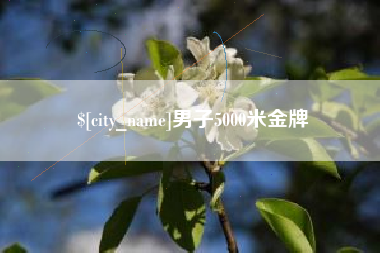 新沂男子5000米金牌