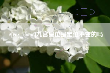 新沂九宫星位是定位不变的吗