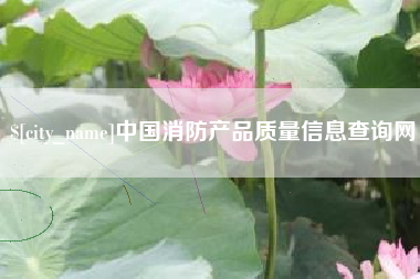 新沂中国消防产品质量信息查询网