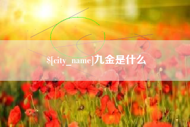 新沂九金是什么