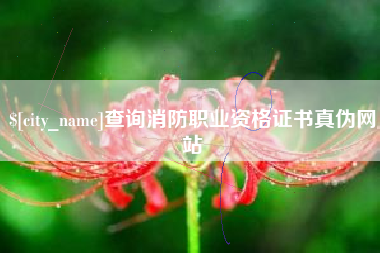 新沂查询消防职业资格证书真伪网站