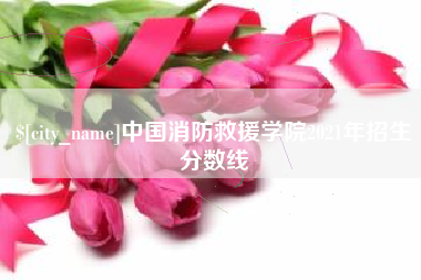 新沂中国消防救援学院2021年招生分数线
