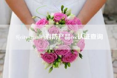 新沂消防产品ccc认证查询