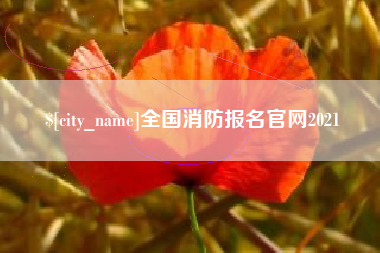 新沂全国消防报名官网2021